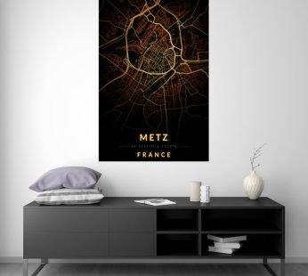 Carte de Metz